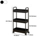 Moderno libreria etagere aperta scaffale in metallo scaffale in plastica scaffale con ruote di caster