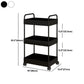 Moderno libreria etagere aperta scaffale in metallo scaffale in plastica scaffale con ruote di caster