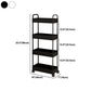 Moderno libreria etagere aperta scaffale in metallo scaffale in plastica scaffale con ruote di caster
