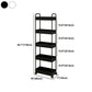 Moderno libreria etagere aperta scaffale in metallo scaffale in plastica scaffale con ruote di caster