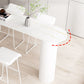 Nordic Simple Bar Table Stone Top Free Form Top Bistro Table for Restaurant Clearhalo 'Bar Furniture' 'Bar Tables' 'bar_tables' 'furn' 'furn_bar_tables' 'Furniture' 'Kitchen & Dining Furniture' 5207029