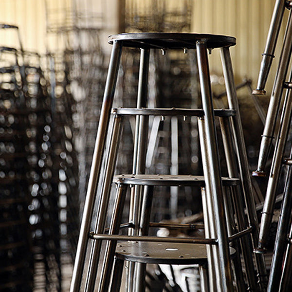 Industrial Leather Bar and Counter Stool Square Stool with 4 Legs Clearhalo 'Bar Furniture' 'Bar Stools' 'bar_stools' 'furn' 'furn_bar_stools' 'Furniture' 'Kitchen & Dining Furniture' 5207442