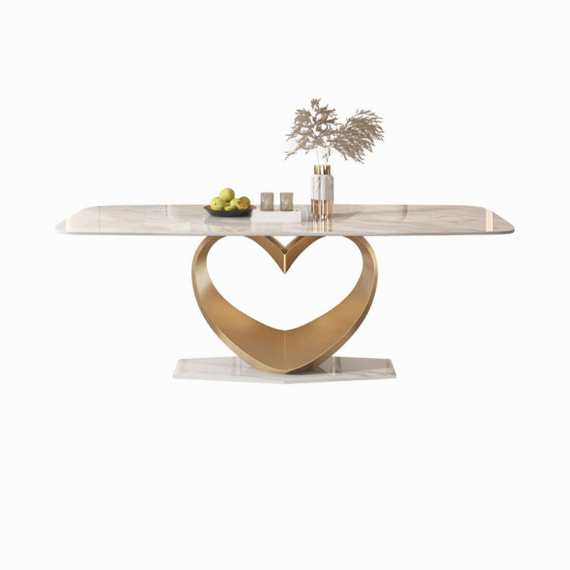 Luxury Sintered Stone Top Dining Set Rectangle 1/2/4/5/7/9 Pieces Dining Room Table Set