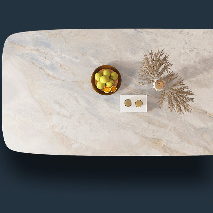 Luxury Sintered Stone Top Dining Set Rectangle 1/2/4/5/7/9 Pieces Dining Room Table Set