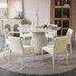 Glam Sintered Stone Dining Set 1/4/5/7 Pieces Dining Set for Dining Areas