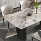 Modern Sintered Stone Dining Set Rectangle 1/2/5/7 Pieces Dining Area Table Set