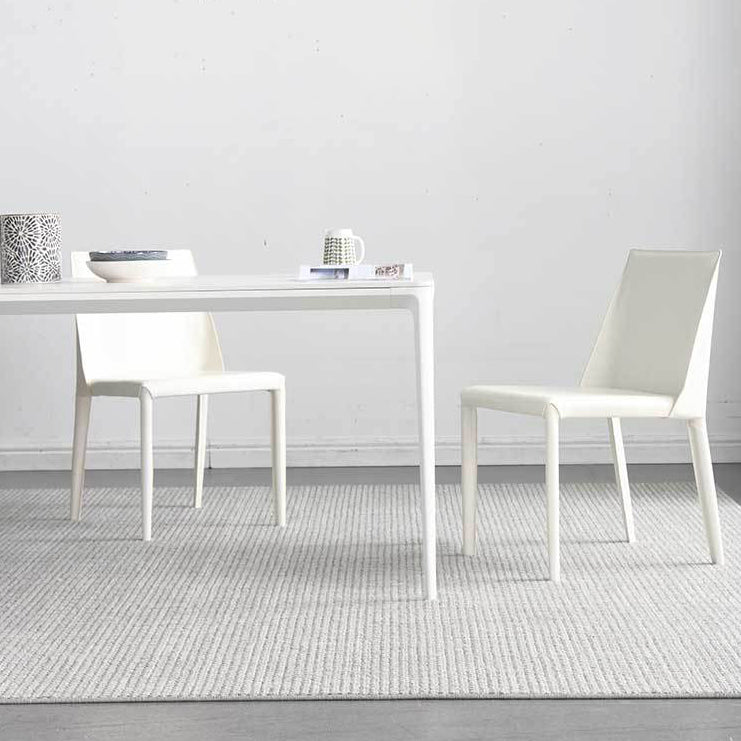 Esstisch-Set im Designer-Stil mit gesinterter Steinplatte, rechteckig, 1/2/4/5/6/7-teiliges Esstisch-Set