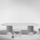 Oval Dining Table Simplicity Style Dinner Table for Home Kitchen Dinner