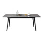 Modern Rectangle Dining Table Sintered Stone 4 Legs Table for Dining Room Clearhalo 'Dining Tables & Seating' 'Dining Tables' 'dining_table' 'furn' 'furn_dining_table' 'Furniture' 'Kitchen & Dining Furniture' 5207822