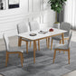 Rectangle 4 Legs Luxury Table Fixed Table with Sintered Stone