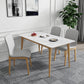 Rectangle 4 Legs Luxury Table Fixed Table with Sintered Stone