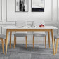 Rectangle 4 Legs Luxury Table Fixed Table with Sintered Stone