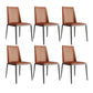 Contemporary Leather Dining Room Chairs Metal Dining Chairs for Home Use