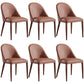 Sillas de comedor de cuero de faux contemporáneos silla de comedor de metal para uso en el hogar