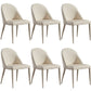 Sillas de comedor de cuero de faux contemporáneos silla de comedor de metal para uso en el hogar