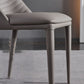 Sillas de comedor de cuero de faux contemporáneos silla de comedor de metal para uso en el hogar