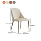 Sillas de comedor de cuero de faux contemporáneos silla de comedor de metal para uso en el hogar