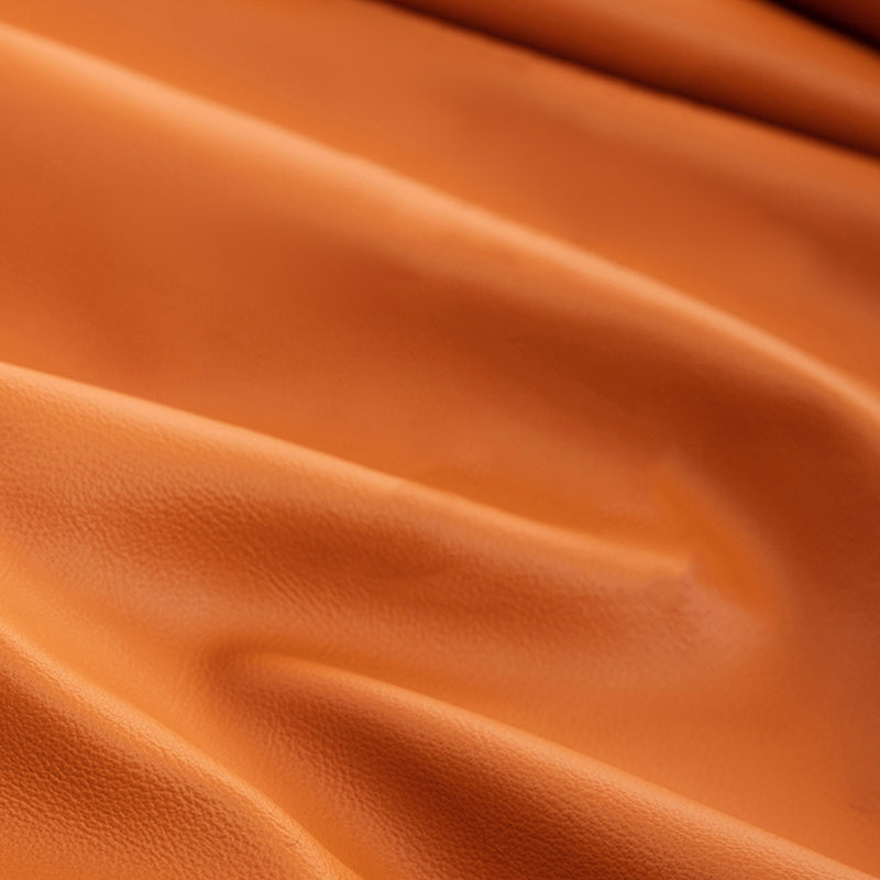 Sedie da pranzo in pelle minimalista senza braccioli senza braccioli