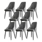 Minimalist Faux Leather Side Chair Arm Solid Back Chairs for Home Grey 8 Piece Set Clearhalo 'Dining Chairs' 'Dining Tables & Seating' 'dining_chair' 'furn' 'furn_dining_chair' 'Furniture' 'Kitchen & Dining Furniture' 5208425