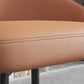 Minimalist Faux Leather Side Chair Arm Solid Back Chairs for Home Clearhalo 'Dining Chairs' 'Dining Tables & Seating' 'dining_chair' 'furn' 'furn_dining_chair' 'Furniture' 'Kitchen & Dining Furniture' 5208428