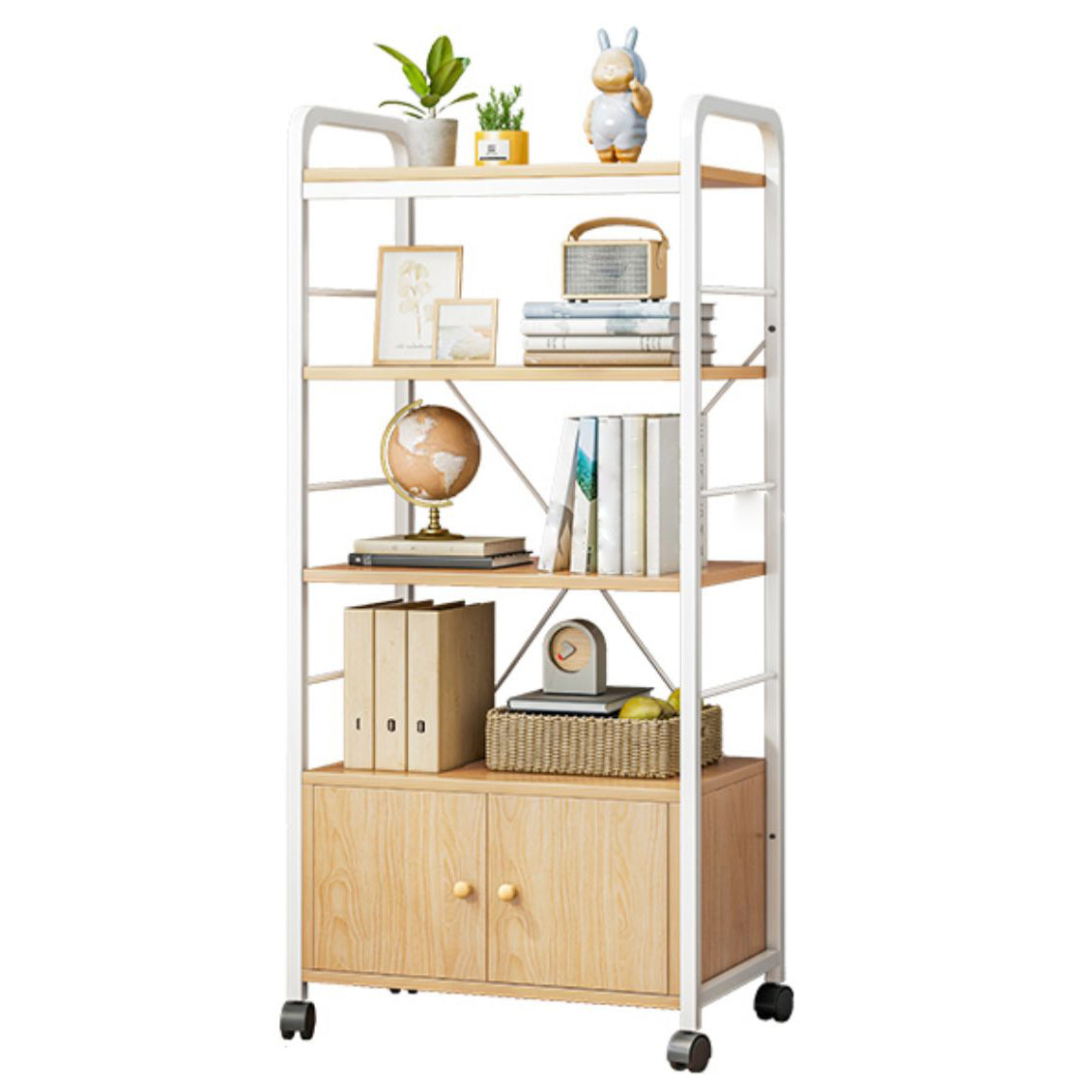 Bibliothèque de style contemporain vertical Open Backshelf pour le bureau à domicile