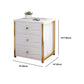 Modern Style Plate Countertop Metal Frame White/wood/walnut/off-white Nightstand