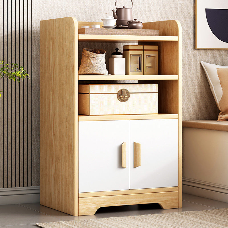 31.49 "/33.4" lange 1-deurs houten nachtkastje nachtkastje met plank