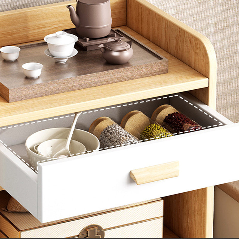 31.49 "/33.4" lange 1-deurs houten nachtkastje nachtkastje met plank