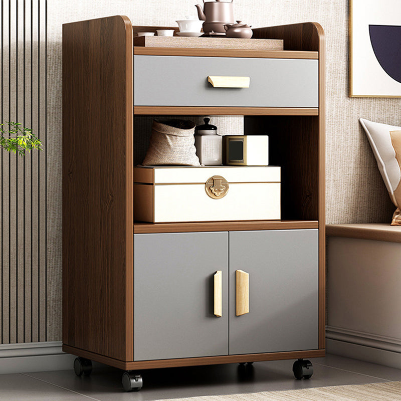 31.49 "/33.4" lange 1-deurs houten nachtkastje nachtkastje met plank