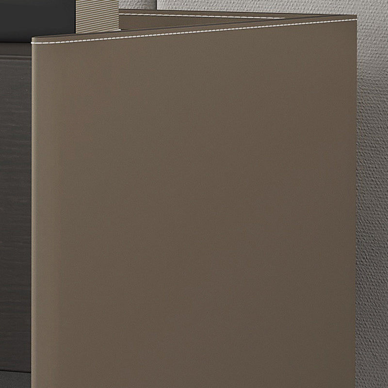 Cuero sintético contemporáneo 1 - Cajón nocturno de 20 "de altura