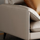 Standard Genuine Leather Contemporary Pillow Top Arm Stain Resistant Sofa Couch
