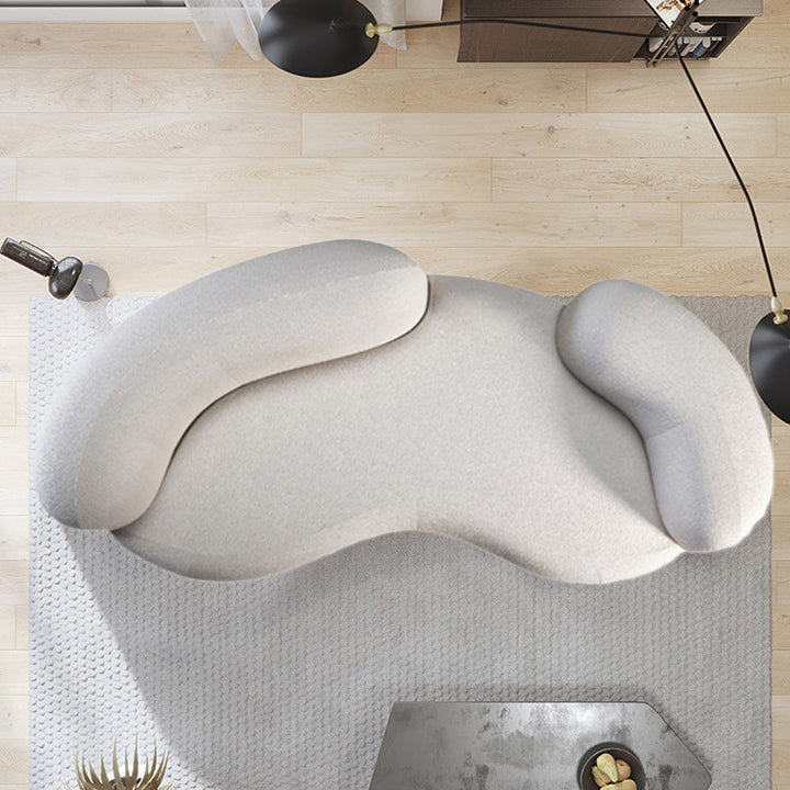 Ultra-Modern Beige Curved Sofa with Tuxedo Arm for Living Room Clearhalo 'furn' 'furn_sofas' 'Furniture' 'Living Room Furniture' 'Sofa' 'sofas' 5211115