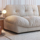 Sofá estándar con mechones 41.33 "D x 34.25" H Sofa sin brazo para sala de estar