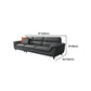 Genuine Leather Stain Resistant Contemporary Pillow Top Arm Sofa Couch