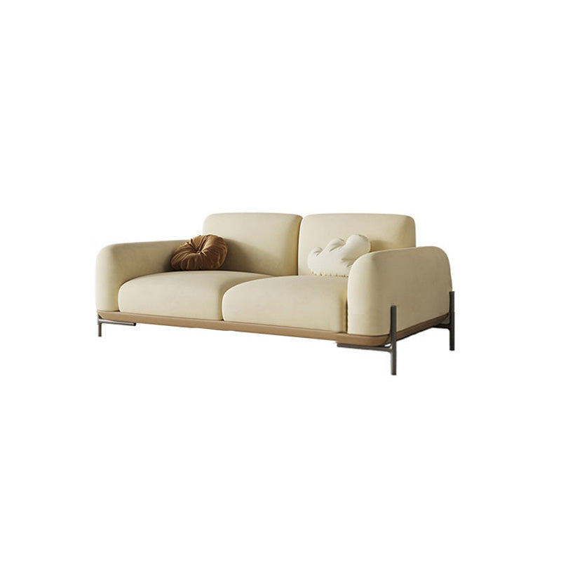 STANDE CONTEMPOURARY FUNX PELLE / VELVET SOFA DI SOTTO IN BEIGE