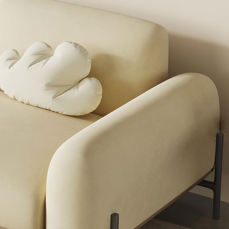STANDE CONTEMPOURARY FUNX PELLE / VELVET SOFA DI SOTTO IN BEIGE