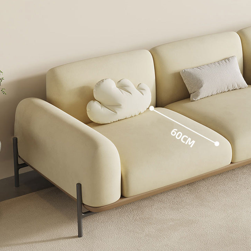 STANDE CONTEMPOURARY FUNX PELLE / VELVET SOFA DI SOTTO IN BEIGE