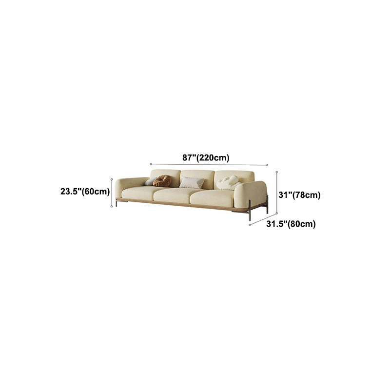 STANDE CONTEMPOURARY FUNX PELLE / VELVET SOFA DI SOTTO IN BEIGE