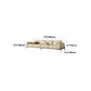 STANDE CONTEMPOURARY FUNX PELLE / VELVET SOFA DI SOTTO IN BEIGE