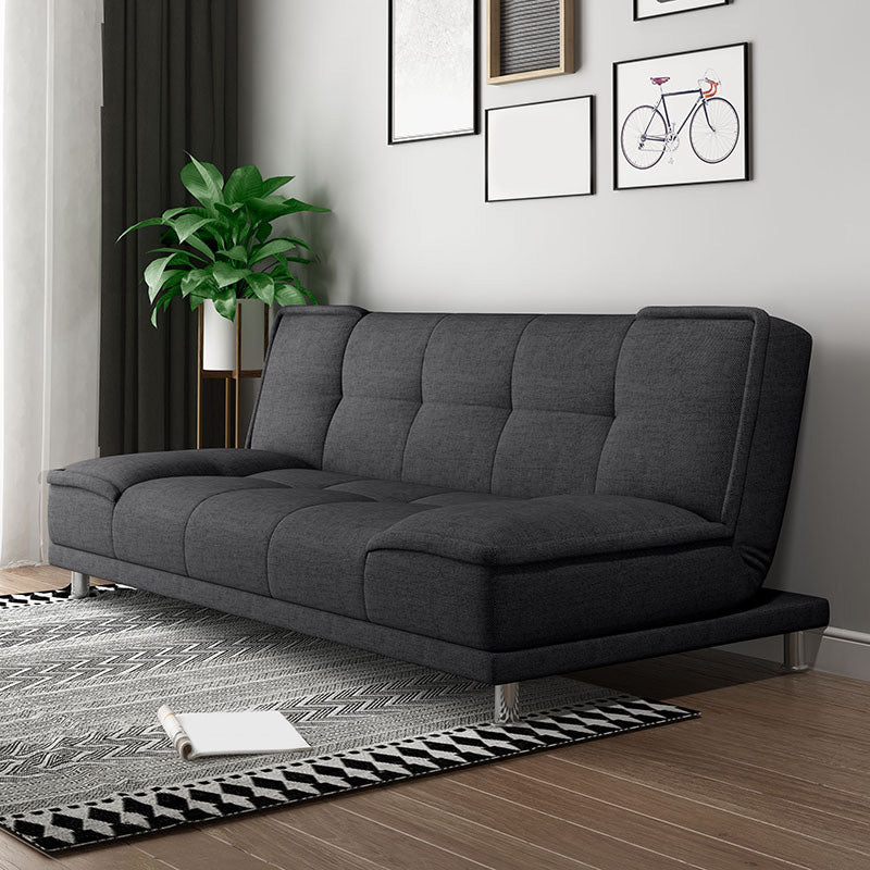 Contemporary Armless Adjustable Sofa Convertible Sofa for Living Room, Apartment