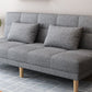 Contemporary Linen Armless Sleeper Sofa Convertible Sofa for Living Room, Apartment Clearhalo 'furn' 'furn_sofas' 'Furniture' 'Living Room Furniture' 'Sofa' 'sofas' 5211253