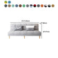 Contemporary Linen Armless Sleeper Sofa Convertible Sofa for Living Room, Apartment Clearhalo 'furn' 'furn_sofas' 'Furniture' 'Living Room Furniture' 'Sofa' 'sofas' 5211258