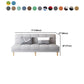 Contemporary Linen Armless Sleeper Sofa Convertible Sofa for Living Room, Apartment Clearhalo 'furn' 'furn_sofas' 'Furniture' 'Living Room Furniture' 'Sofa' 'sofas' 5211260