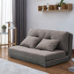 現代のリネンアームレスソファベッド標準ソファ折りたたみ式ソファリビングルーム