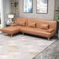 Modern Fabric/Faux Leather Sofa with Pillow Top Arm for Living Room