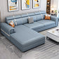 Scandinavian Light Blue Sofa/Sectional with Square Arm for Living Room