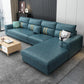 Scandinavian 4-seater Sectional with Square Arm for Living Room
