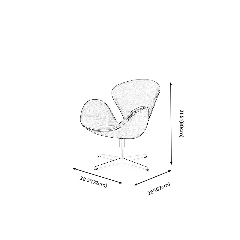 Les bras comprenaient un fauteuil accent avec dos fendu, 26,38 "W √ó 28,35" L √ó 31,50 "H
