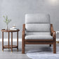 Sloped Arms Lounge Accent Chair with Solid Wood Frame and Arms Included Clearhalo 'Accent Chairs' 'accent_chairs' 'Chairs & Seating' 'furn' 'furn_accent_chairs' 'Furniture' 'Living Room Furniture' 5211716