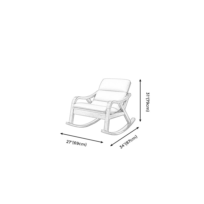 Sloped Arms Lounge Accent Chair with Solid Wood Frame and Arms Included Clearhalo 'Accent Chairs' 'accent_chairs' 'Chairs & Seating' 'furn' 'furn_accent_chairs' 'Furniture' 'Living Room Furniture' 5211726